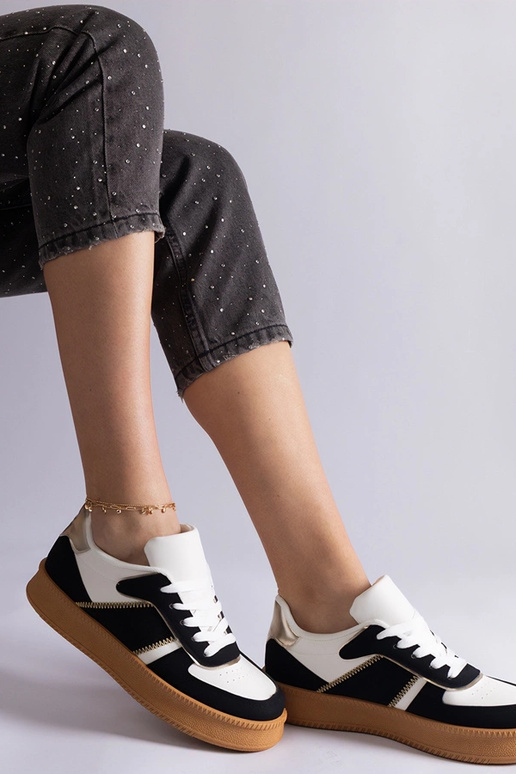 Tênis plataforma Felicita preto com...