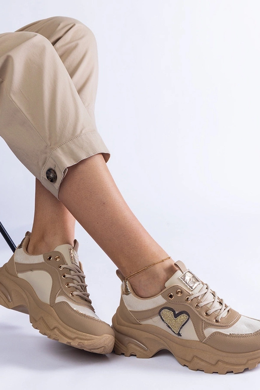 Tênis plataforma Martinez's Brown Heart