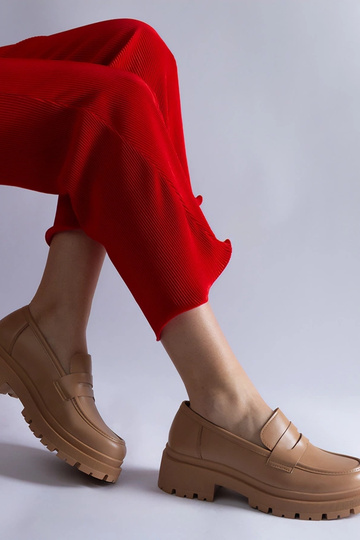 Mocassins bege escuro em... 2