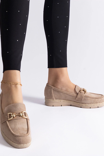 Mocassins femininos sand de... 2