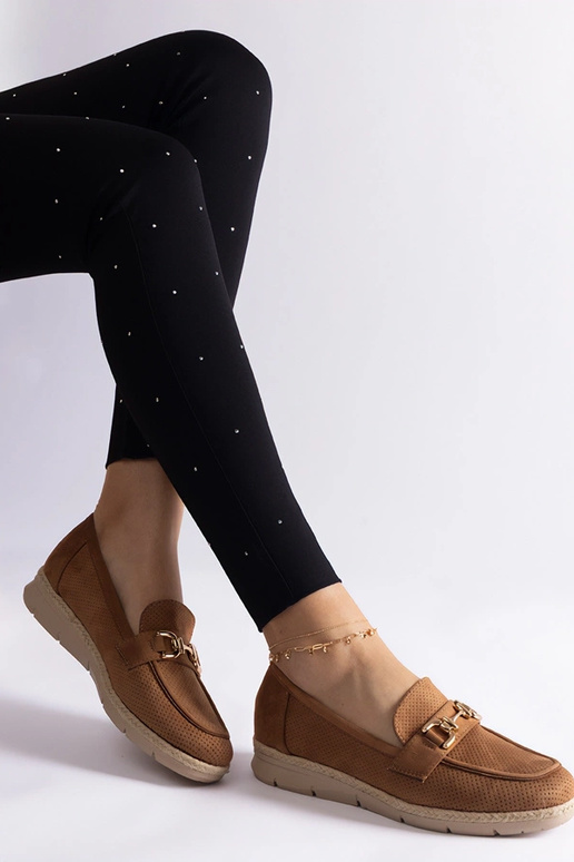 Sapatos femininos caramelo de camurça...