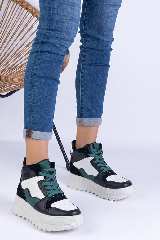 Tênis esportivos femininos preto e...