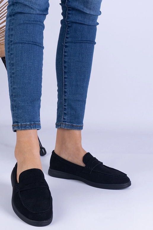 Mocassins clássicos pretos com...