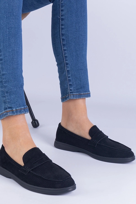 Mocassins clássicos pretos com...