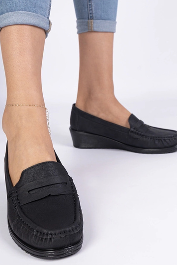 Mokasyny pretos femininos...