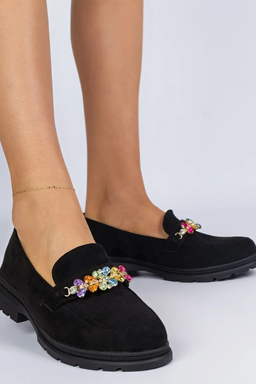 Mokasyny pretos femininos... 2