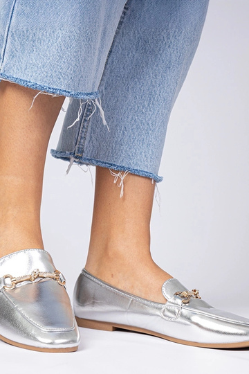 Mokasyny prateados com...