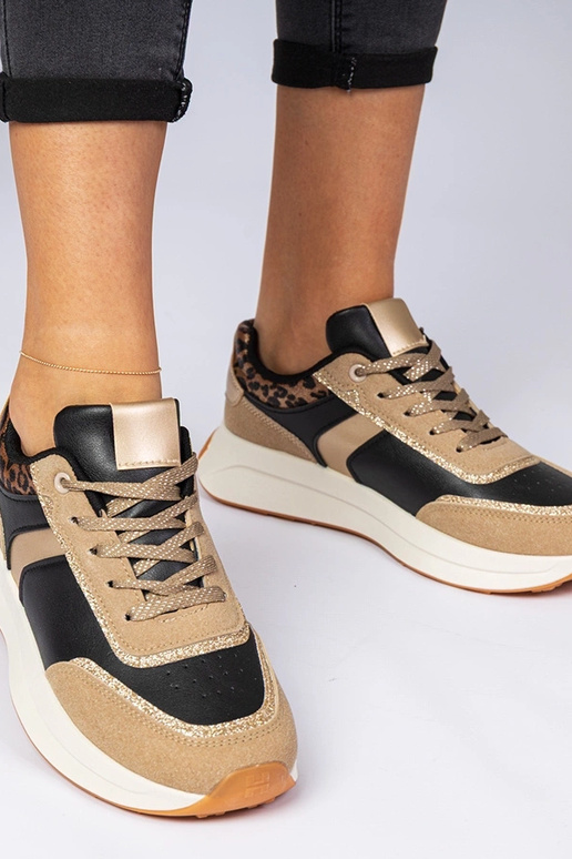 Sneakers femininos pretos com glitter... Sneakers femininos pretos com glitter...