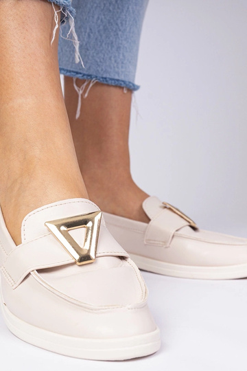 Mocassins femininos bege... 2