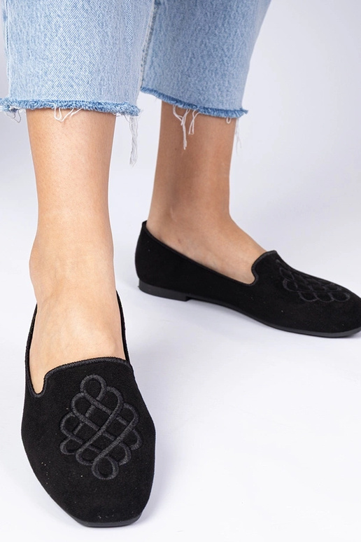 Sapatilhas femininas pretas de... Sapatilhas femininas pretas de...