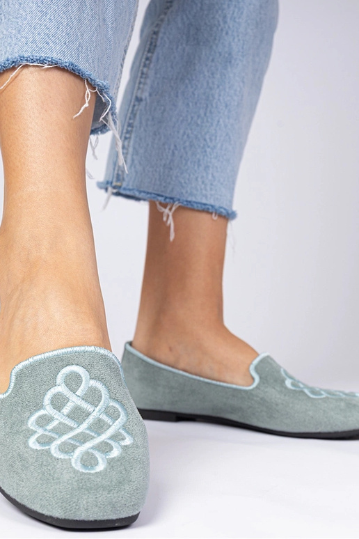 Sapatilhas femininas verdes de...