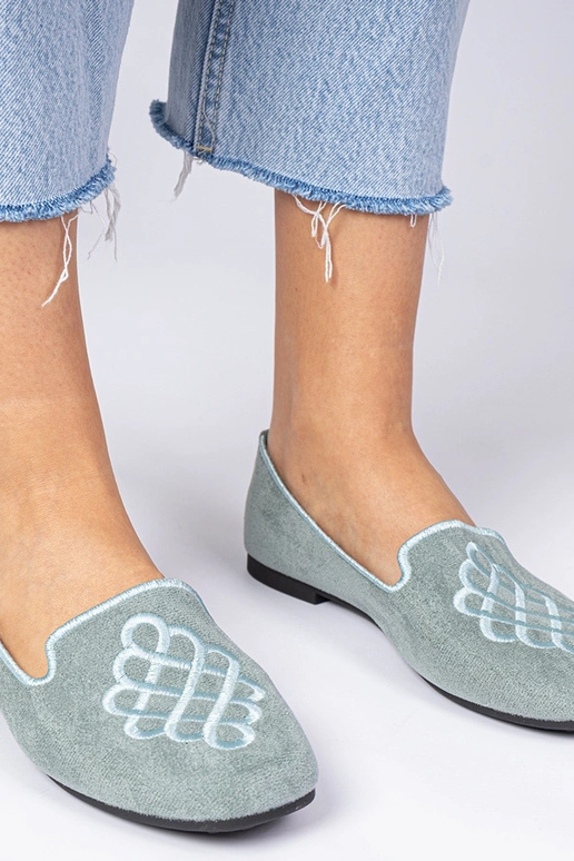 Sapatilhas femininas verdes de...