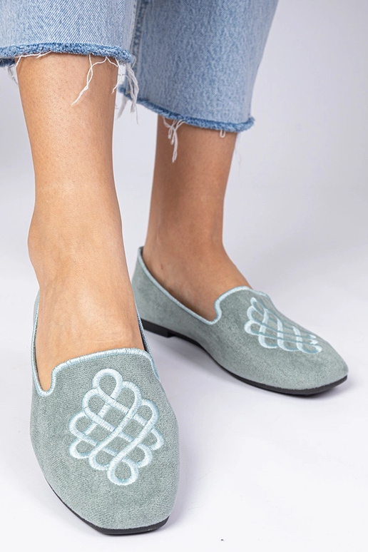 Sapatilhas femininas verdes de...