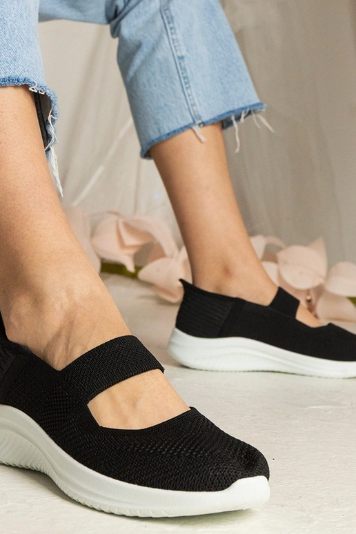 Tênis pretos com sola estampada Muratti