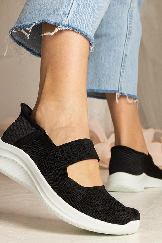 Tênis pretos com sola estampada Muratti