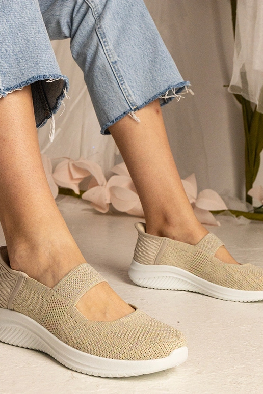 Tênis bege com sola estampada Muratti