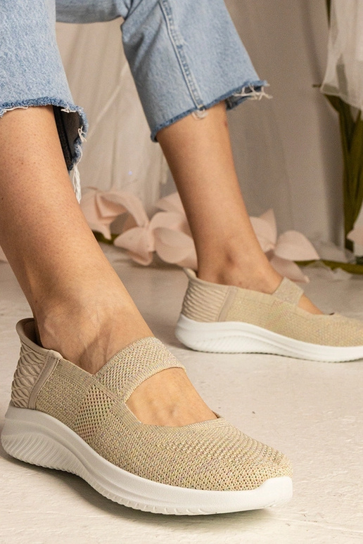 Tênis bege com sola estampada Muratti