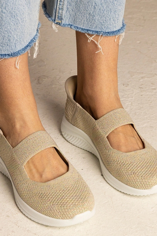 Tênis bege com sola estampada Muratti