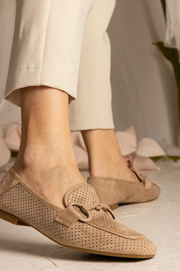 Mocassins femininos marrons... 2