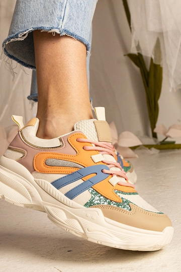 Tênis laranja femininos...