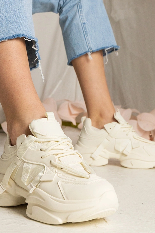 Ténis bege femininos robustos...