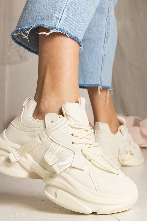 Ténis bege femininos robustos...