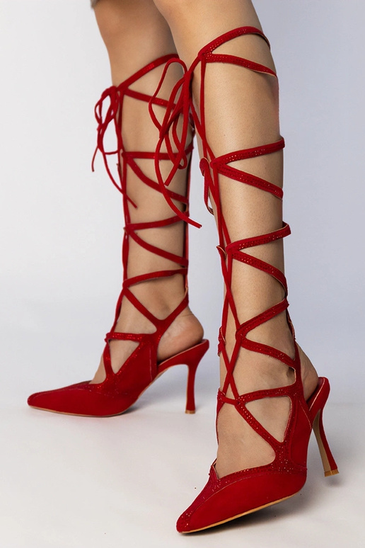 Sandálias femininas salto alto...