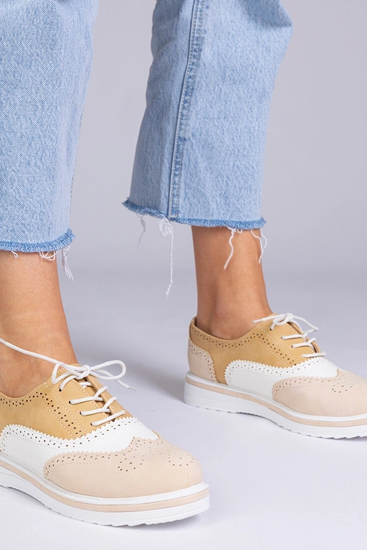 Oxford clássicos bege, "Toddi"