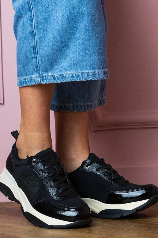 Tênis femininos negros Wener