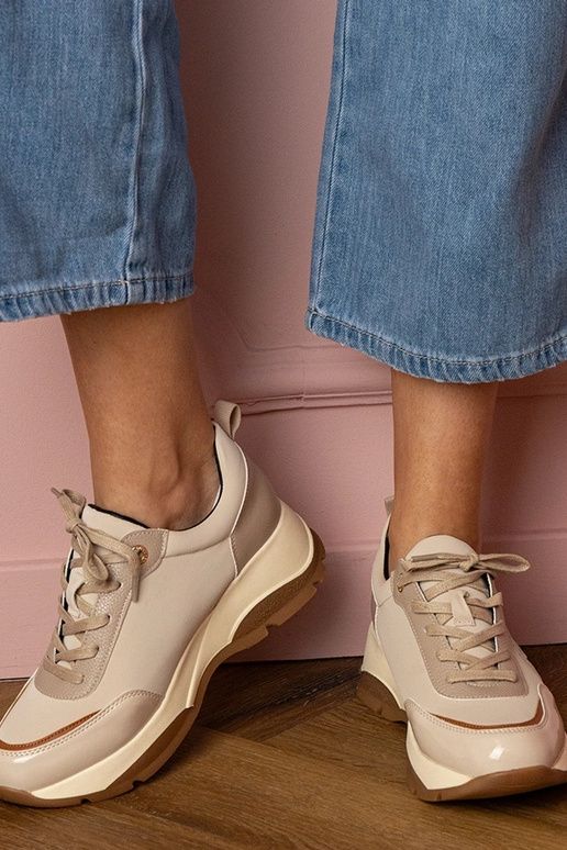 Tênis femininos bege Wener