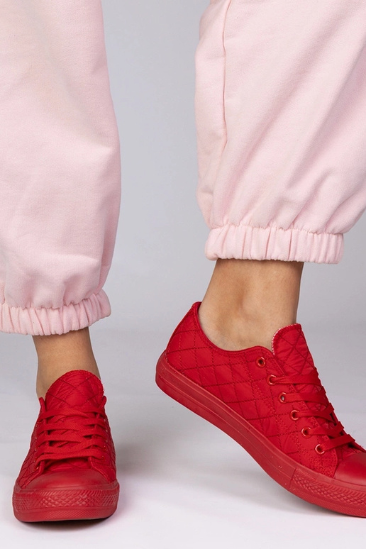 Sapatos clássicos vermelhos com...