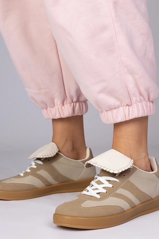 Tênis femininos em tom areia, "Lukka"