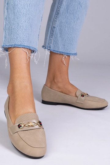 Mocassins marrons foscos...