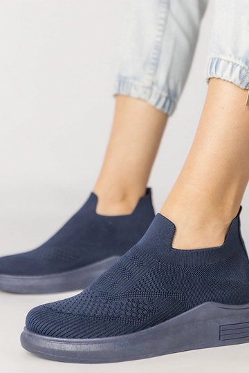 Tênis slip-on azul-marinho, "Merinsa" 2