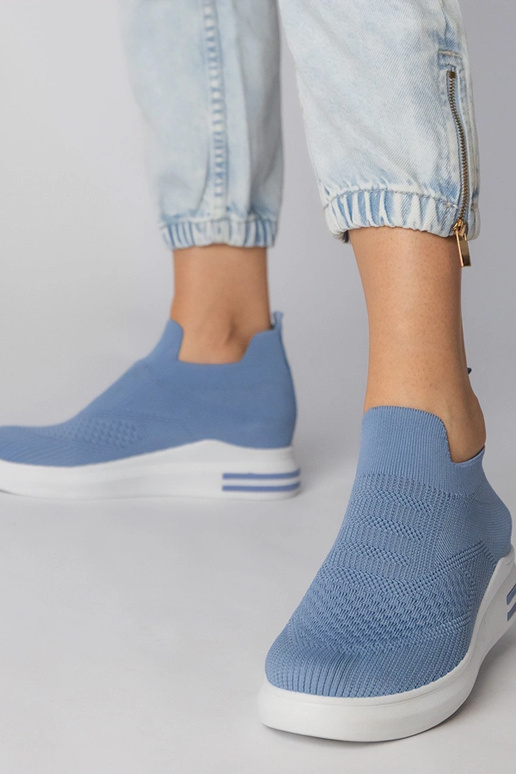 Tênis slip-on azuis, "Merinsa"