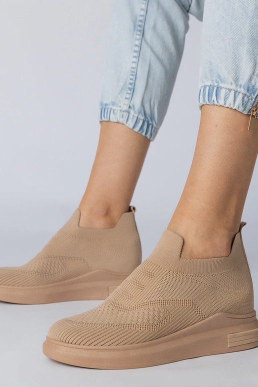 Tênis slip-on marrons, "Merinsa"