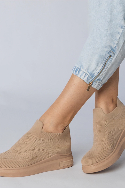 Tênis slip-on marrons, "Merinsa"