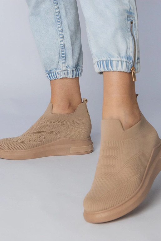 Tênis slip-on marrons, "Merinsa"