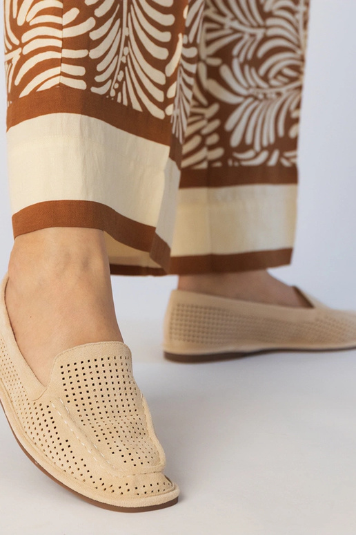 Mocassins caramelo em couro...