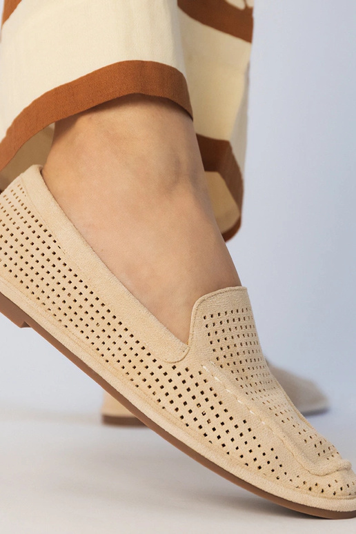 Mocassins caramelo em couro...