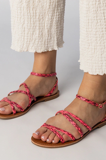 Sandálias rosas de sola... 2