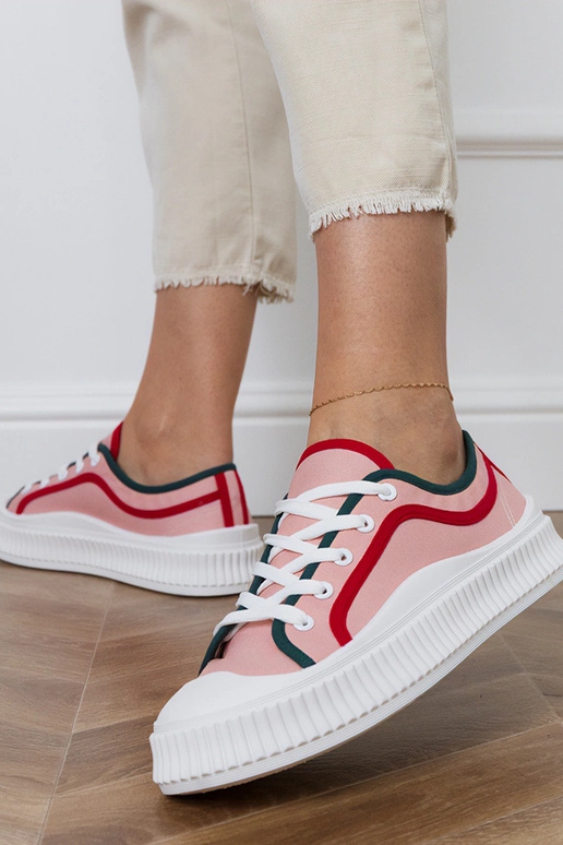 Sapatos femininos rosa com...