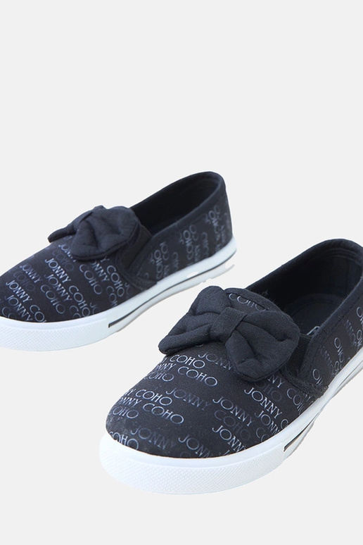 Tênis infantis pretos com laço Missi Tênis infantis pretos com laço Missi