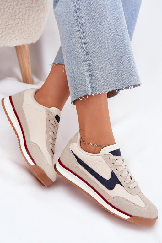 tênis À modalo de tênis Feminino bege Zerina tênis À modalo de tênis Feminino bege Zerina