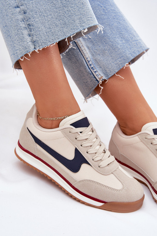 tênis À modalo de tênis Feminino bege Zerina tênis À modalo de tênis Feminino bege Zerina