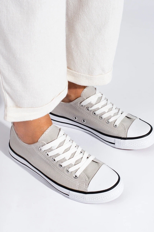 Sapatos femininos na cor cinza Shelovet