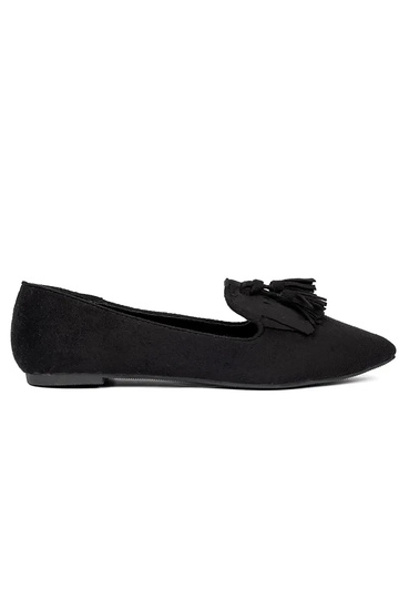 Mocassins com borlas