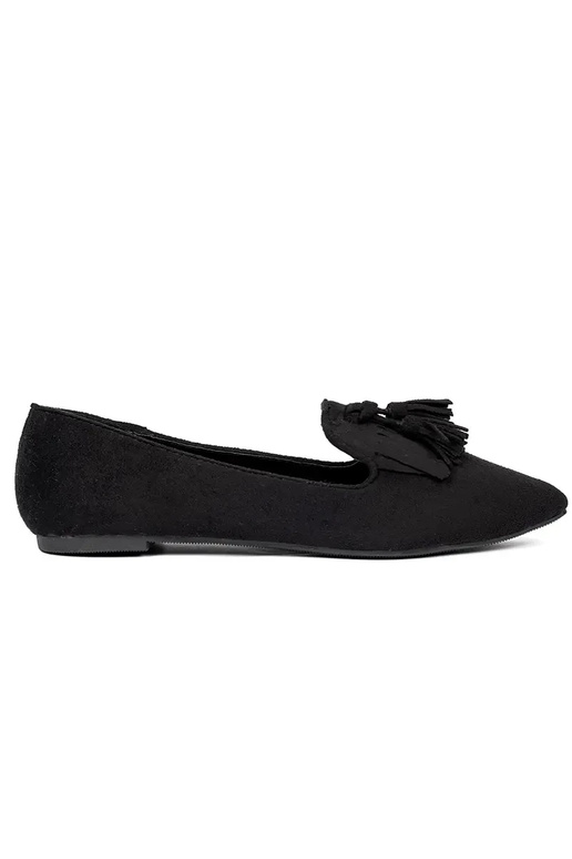 Mocassins com borlas