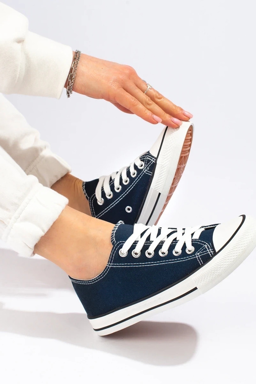 Sapatos femininos Shelovet cor azul