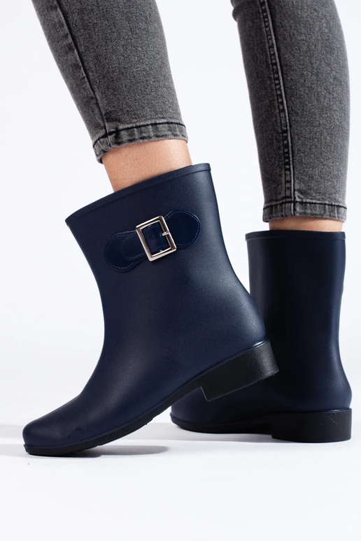 botas de borracha azul marinho Shelovet